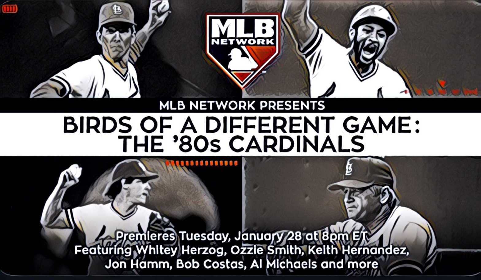 “Birds of a Different Game: The ’80s Cardinals” to Premiere on “MLB Network Presents” Tuesday ...